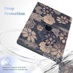 for MacBook Pro 16 inch Case 2021 2022 2023 2024 Release A3186 A3403 M4 A2991 M3 A2780 M2 A2485 M1 Pro/Max, Hard Shell Case with Screen Protector & Keyboard Cover, Spring Floral