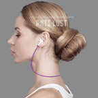Ultra Strong Magnetic Airpod Pro Strap Anti-Lost Cord Sports Lanyard Compatible with Airpods 3rd 2nd Generation Pro 3 2 1 (3 Purple)