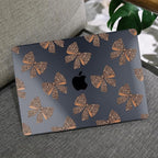 MEEgoodo Case for MacBook Pro 13 inch Case 2022 2021 2020 New A2338 M2/M1 A2251 A2289, Laptop Hard Shell with Keyboard & Camera Cover Compatible with 13 inch MacBook Pro, Leopard Print Bows