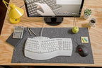 Perixx PERIBOARD-512W Periboard-512 Ergonomic Split Keyboard - Natural Ergonomic Design - White - Bulky Size 19.09"X9.29"X1.73", US English Layout