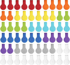 Wrap-It Storage - Mini Multi-Color Cable Labels (60 Pack) - Colorful Charger & Wire Labeler