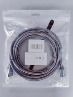 ARISKEEN 8K HDMI Cable 18 FT, 48Gbps High Speed HDMI 2.1 Cable, 8K 60Hz, 4K 120Hz 144Hz Braided HDMI Cord - 18 Feet