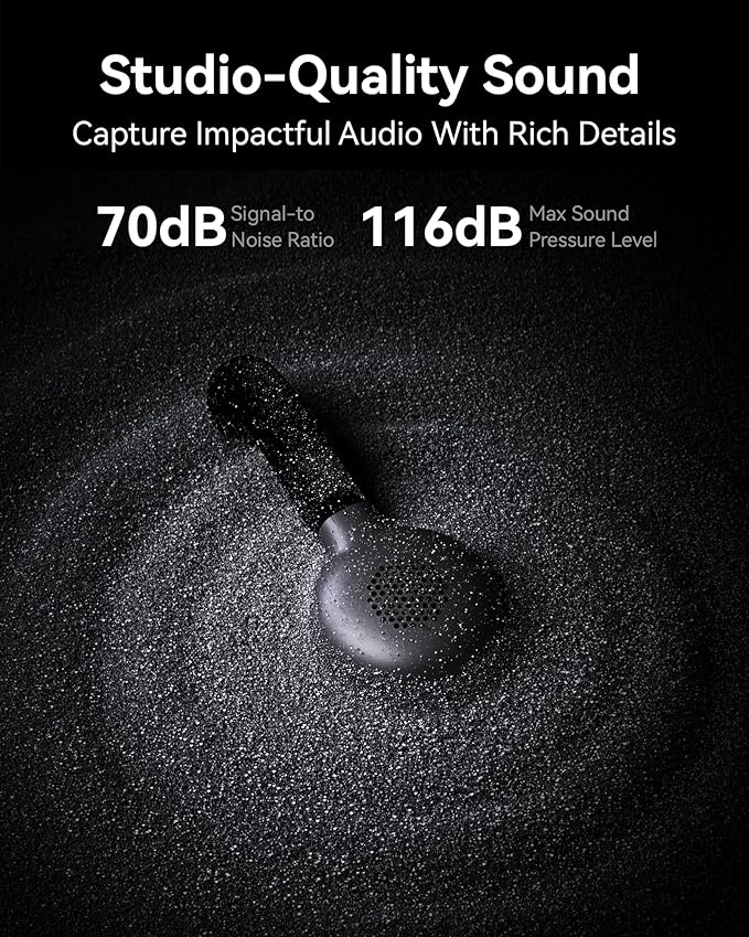 Hollyland Lark M2S Mini Combo (Camera RX+Type-C RX) Wireless Microphone for Camera/iPhone/Android/Laptop, 7g Lightweight, Titanium Clip, 300m Range, Content Creators, Online-Teaching, Streaming
