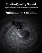 Hollyland Lark M2S Ultimate Combo (Camera RX+USB-C RX+Lightning RX) Wireless Lavalier Microphone for iPhone/Camera/Android/PC, Compact Mic, Titanium Clip, Noise Cancelling, Content Creation