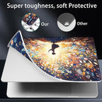 for MacBook Pro 16 inch Case 2021 2022 2023 2024 Release A3186 A3403 M4 A2991 M3 A2780 M2 A2485 M1 Pro/Max, Hard Shell Case with Screen Protector & Keyboard Cover, Colorful Lights & Stars