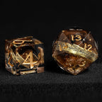 D6 Dice Set – 10× Six-Sided Resin Dice with Themed Designs – 16mm Tabletop for Wargames, RPGs, MTG, and Board Games