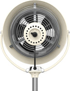 Vornado VFAN™ Sr. Pedestal Vintage Fan Retro Metal Standing Air Circulator for Cooling & Décor 3 Speeds, Adjustable Tilt Vintage White