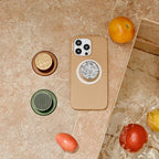 PopSockets Phone Grip for MagSafe with Kickstand, Magnetic Stand, Swappable Top, Secure Hold for iPhone MagSafe Cases, Phone & Tablet Grip - Wood Res-Raising Cane