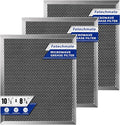 97007696 Charcoal Filter Replacement for Range Hood 41F Grease Filter 6105c 8-3/4" x 10-1/2" Aluminum Mesh Charcoal Carbon Filter Compatible with Most Brand Stove Vents -3 PACKS by Fetechmate