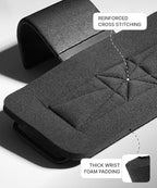 DMoose Fitness Weight Lifting Hooks (Pair) for Deadlifts, Pull Ups, Rows & Shrugs - Anti-Rip Nylon Strap Hand Grips with Thick Wrist Padding - Heavy Duty Wrist Straps for Weightlifting & Gym Workouts