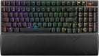 ASUS ROG Strix Scope II 96 Wireless Gaming Keyboard, Tri-Mode Connection, Dampening Foam & Switch-Dampening Pads, Hot-Swappable Pre-lubed ROG NX Snow Switches, PBT Keycaps, RGB-Black