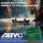 DEASON 12V 100Ah Mini LiFePO4 Lithium Battery - 100A BMS, 10-Year Lifespan, Up to 15000 Cycles, Max. 1280Wh Energy in Small Size, Perfect for RV, Solar, Trolling Motor, Boats, kayaking, Marine etc.