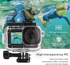 FitStill 164FT/50M Waterproof Case&3 Filters&Floating Hand Grip Stick Set Compatible for DJI Osmo Action 5 Pro Action 4 Action 3,Snorkeling Surfing,Wakeboarding Protective Cover Shell Accessories Kit