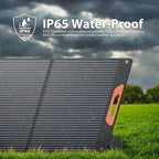 200W Portable Solar Panels for Power Station, 24% High Efficiency, 200 Watt Monocrystalline Foldable Solar Panel Charger with 5V USB/20V DC Output, Adjustable Kickstand for Camping, Off-Grid Living