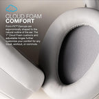 JLab JBuds Lux ANC Wireless Headphones, Cloud White, Hybrid Active Noise Cancelling, Customizable Sound, Spatial Audio Compatible, Premium Over-Ear Bluetooth Headset