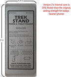 DTLgear Trek Stand Flexible Phone and Small Tablet Holder for Airplane, Office, Desk, Treadmill, Hotel, Kitchen, Plane Travel Essentials