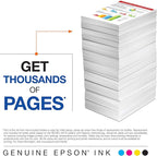 Epson EcoTank Pro ET-5850 Wireless Color All-in-One Supertank Printer, White & T522 EcoTank Ink Ultra-high Capacity Bottle Color Combo Pack (T522520-S)