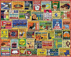 White Mountain Did You Know Fun 1000 Piece Puzzle for Adults Vintage Collage Jigsaw Puzzles for Seniors