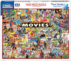 White Mountain Puzzles The Movies - 1000 Piece Jigsaw Puzzle