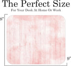 Pink Wood Decorative Colorful Mouse Pad Mat Mousepad for Desk Computer Laptop PC Gaming Home or Office Gift (Pink Wood MP45)