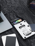SABRENT USB 3.2 Type C M.2 PCIe NVMe + 2.5/3.5 Inch SSD & HDD Converter [DS-UCMH]