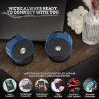 Paired Bluetooth Speakers - Surround Sound Stereo Pairing Linkable for Home TV Car