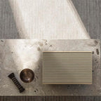 Bang & Olufsen Beosound Level Portable Wi-Fi Multiroom Speaker, Gold Tone/Light Oak