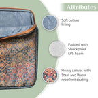 Maison d'Hermine Laptop bag with front pocket Stain and water repellent Cotton canvas