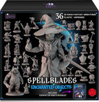 Spellblades & Enchanted Objects for DND Miniatures 28mm-32mm Player-Characters, NPC Bulk D&D Minis Unpainted Dungeons & Dragons Figures Accessories for Fantasy Tabletop RPG DND Pathfinder