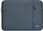 MOSISO Laptop Case 14 inch, 14 inch Laptop Sleeve Compatible with HP Lenovo Dell ASUS Acer, HP Stream, Dell Latitude, Lenovo IdeaPad, Polyester Vertical Computer Sleeve Bag with Pocket, Haze Blue
