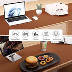 Aothia Leather Desk Pad Protector, Office Mat, Large Mouse Pad, Laptop Desk Pad, Non-Slip PU Leather Blotter, Waterproof Writing Pad for Office and Home (Brown, 47" x 17")