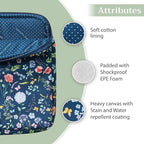 Maison d'Hermine Laptop bag with front pocket Stain and water repellent Cotton canvas