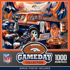 MasterPieces - 1000 Piece Jigsaw Puzzle, NFL Denver Broncos, Fun for Adults and Family, Non-Glare Finish, 19.25"x26.75"