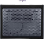 Targus 17 Inch Dual Fan Lap Chill Mat - Soft Neoprene Laptop Cooling Pad for Heat Protection, Fits Most 17" Laptops and Smaller - USB-A Connected Dual Fans for Heat Dispersion (AWE55US)