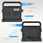 Pyle Wireless Portable Speaker Soundbox - 2.4ghz Full Range Stereo Sound Digital TV MP3 iPod Analog Cable w/ Headset Jack Voice Enhancing Audio Hearing Assistance - PTVSP18BK
