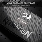 Redragon K516 Shiva TKL Wired RGB Membrane Gaming Keyboard, 87 Keys Mechanical-Feel Keyboard w/Smooth Linear Switch, On-Board Macro & Dedicated Multimedia Keys, 16.8M RGB Backlit, Software Supported