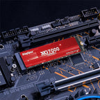 KingSpec XG7000 1TB NVMe SSD PCIe 4.0-7400MB/s Read Speed, 3D TLC NAND M.2 2280 Internal SSD, Compatible with Gaming PC, Laptop, PS5 Console