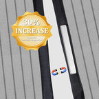 Magnetic Screen Door - Self Sealing, Heavy Duty, Hands Free Mesh Partition Keeps Bugs Out Let Breeze in- Pet and Kid Friendly - Keep Open Feature (Black, Fit Door Size 32x 82 Inch)