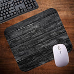 Decorative Colorful Mouse Pad Mat Mousepad for Desk Computer Laptop PC Gaming Home or Office Gift (Black Wood CB07)