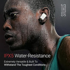 Status Audio Between 3ANC Bone Wireless Earbuds - Triple Driver - Active Noise Cancelling - 6X Microphones - Transparency Mode - 8H Playtime - Bluetooth 5.2. - IPX5 Waterproof