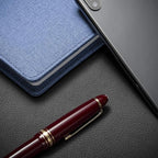 Nekmit Leather Desk Blotter Pad 36 x 20 Inches, Flat, Non-Slip, Waterproof, Black